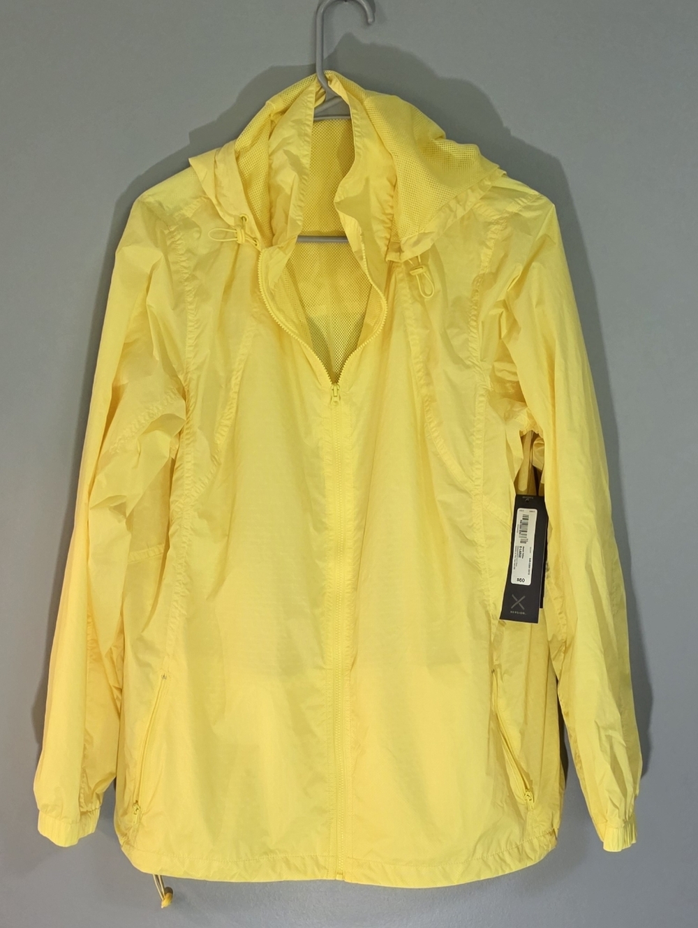 Xersion Women's Bright Yellow Hooded Utility Jacket